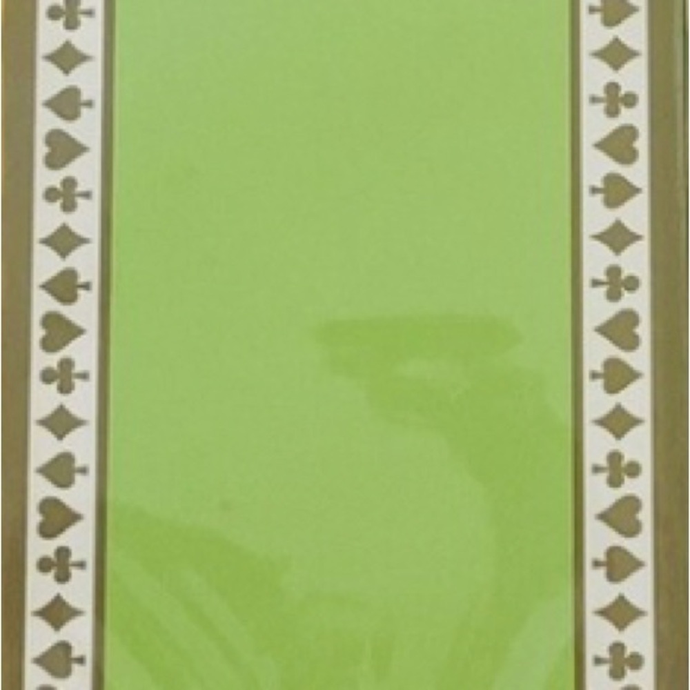 Tiffany & Co Green and Gold Deck of Playing Cards